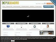 Tablet Screenshot of pixquadro.com